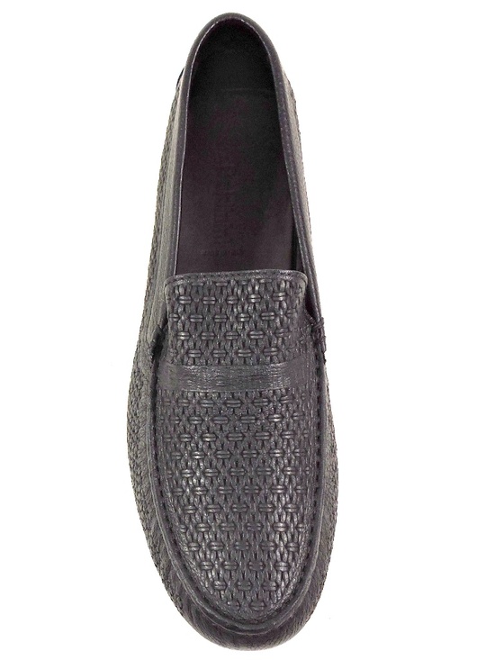 BALDININI ?? MEN\'S BLACK SOFT LEATHER COMFORT SUMMER LOAFERS main image 4
